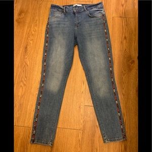 Zara Embroidered Jeans Women’s Size 12